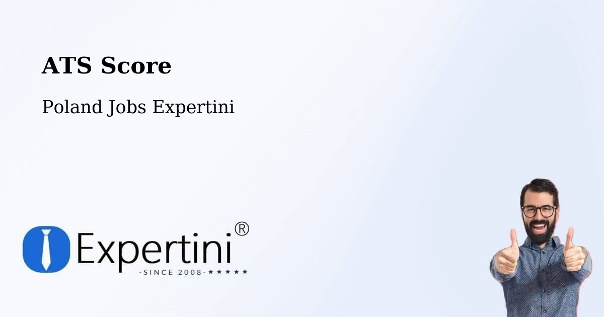 Resume ATS Score & Job Description Match Tool – Śrem - Poland Jobs Expertini