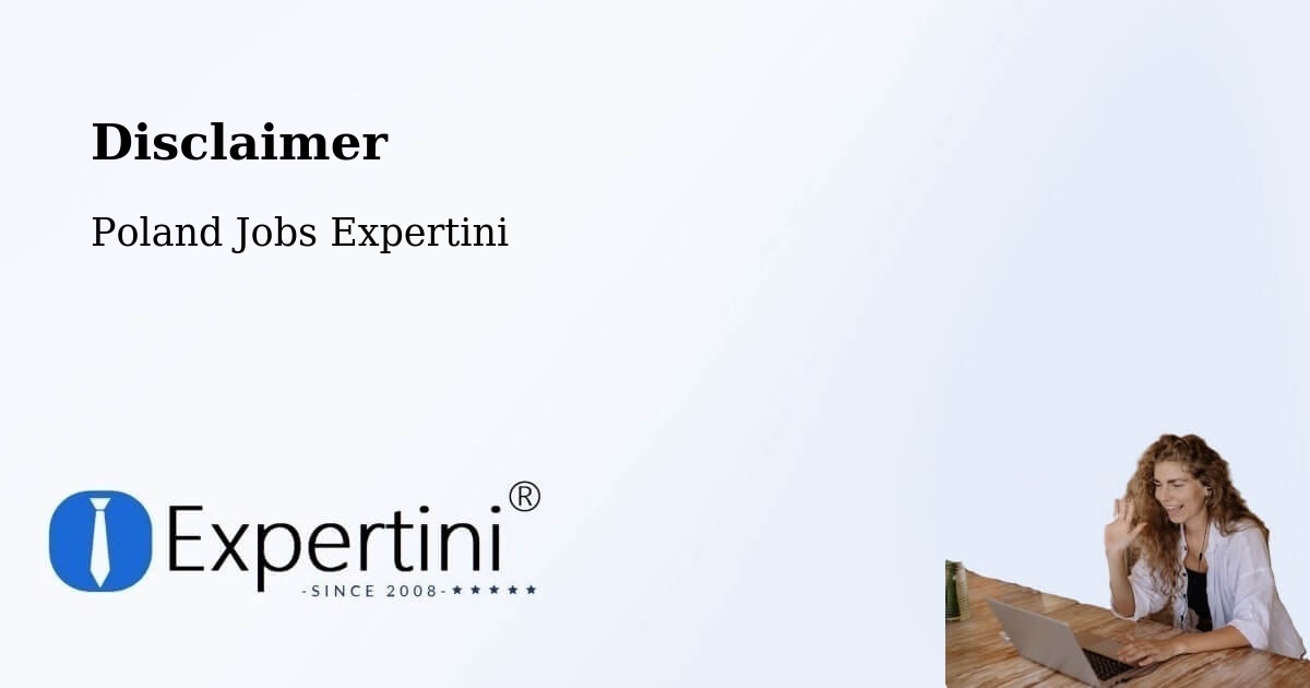 Disclaimer – Śrem - Poland Jobs Expertini